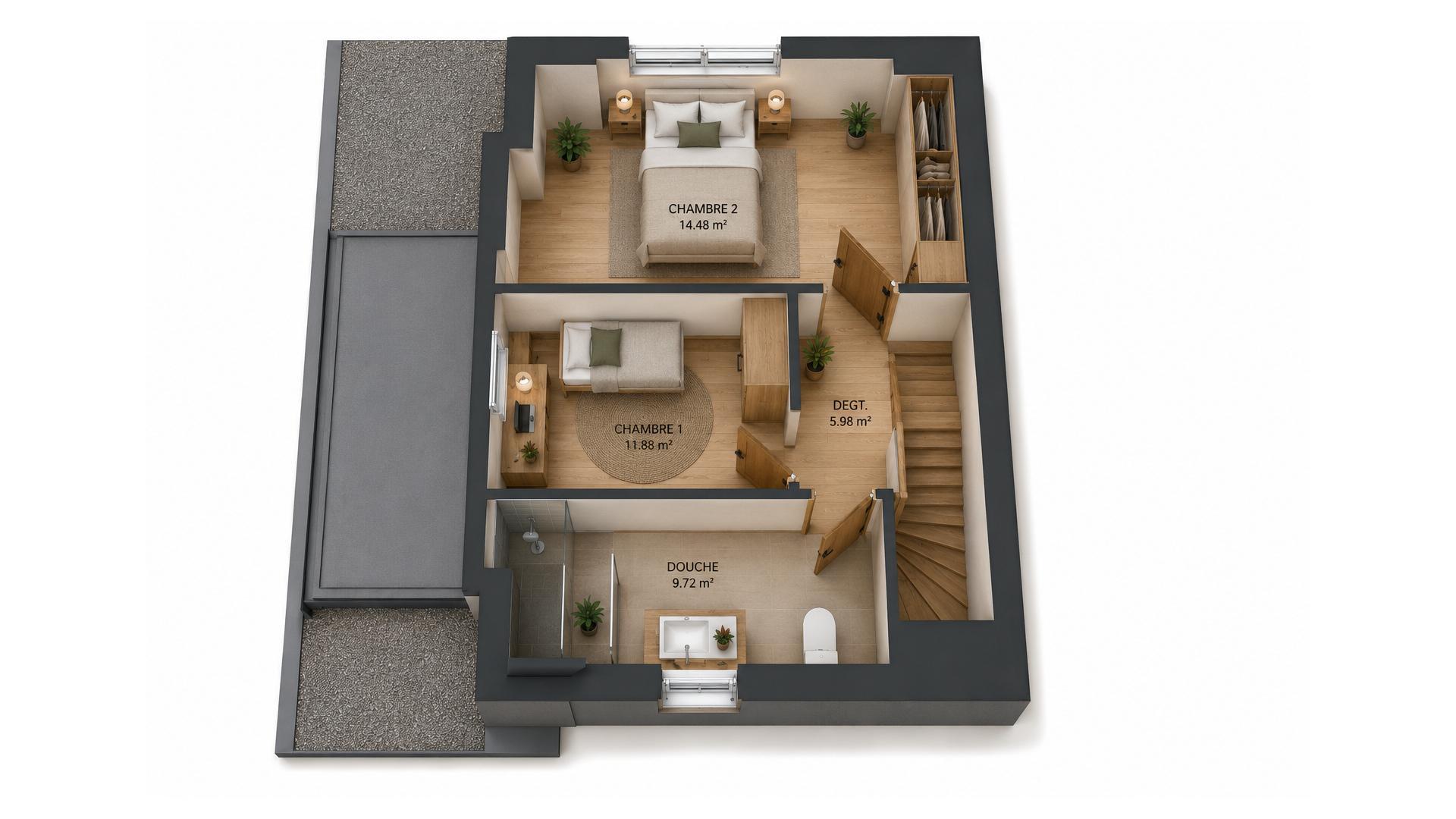 A vendre 3966 Chalais Duplex 3.5 pi&egrave;ce(s)