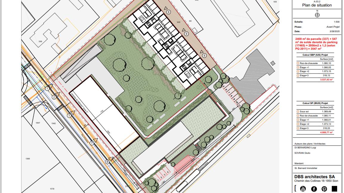 A vendre 1920 Martigny Terrain à bâtir 